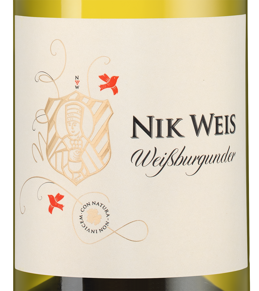 Вино Weissburgunder Mosel Dry, Nik Weis St. Urbans-Hof, 2022, (142684), Германия, Мозель, белое, сухое, 0.75 л, Вайсбургундер Мозель Драй, цена 2303 рублей