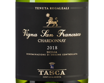 Вино с маслянистой текстурой Tenuta Regaleali Chardonnay Vigna San Francesco