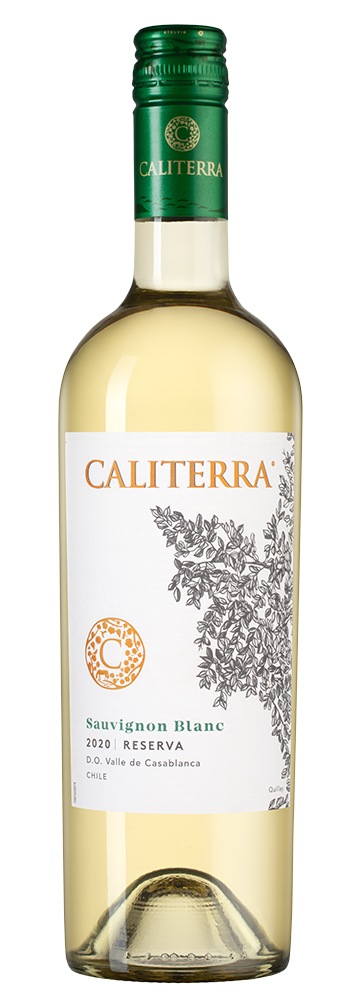 Вино Sauvignon Blanc Reserva, Caliterra, 2020, (132857), Чили, Центральная Долина, белое, сухое, 0.75 л, Совиньон Блан Ресерва, цена 2190 рублей