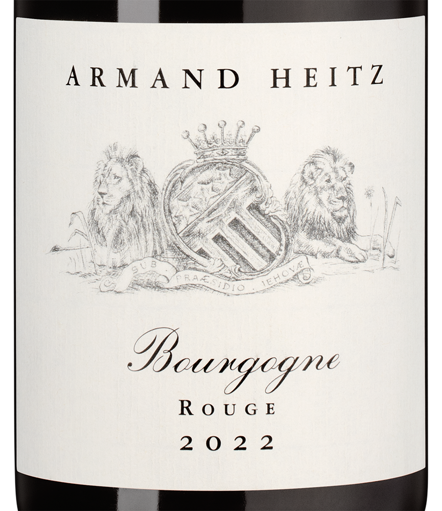 Вино Bourgogne Pinot Noir, Armand Heitz, 2022, (147847), Франция, Бургундия, красное, сухое, 0.75 л, Бургонь Пино Нуар, цена 8490 рублей