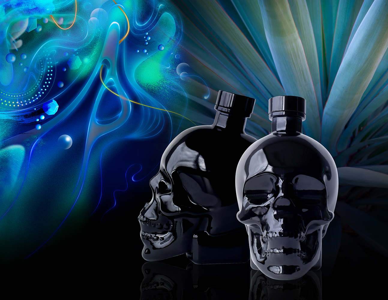 Водка Crystal Head Onyx, (158561), Канада, 0.7 л, Кристал Хэд Оникс, цена 13990 рублей