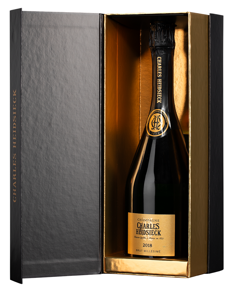 Шампанское Brut Millesime в подарочной упаковке, Charles Heidsieck, 2018, (156728), Франция, Шампань, белое, брют, 0.75 л, Брют Миллезим, цена 34990 рублей