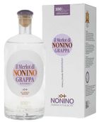 Итальянская граппа Grappa Monovitigno Il Merlot di Nonino в подарочной упаковке