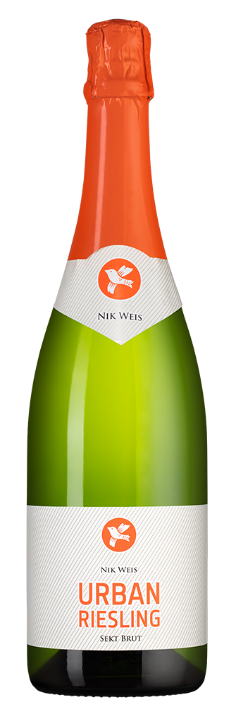 Игристое вино Urban Riesling Sekt, Nik Weis St. Urbans-Hof, (157956), Германия, белое, брют, 0.75 л, Урбан Рислинг Зект, цена 2093 рублей