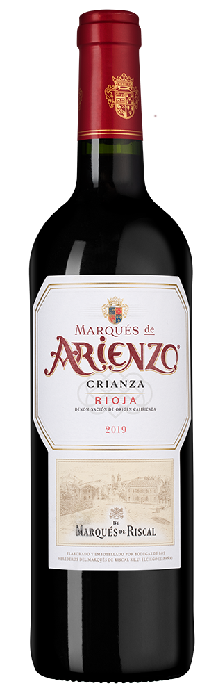 Вино Arienzo Crianza, Marques de Riscal, 2019, (149378), Испания, Риоха, красное, сухое, 0.75 л, Риоха Ариенсо Крианса, цена 2243 рублей