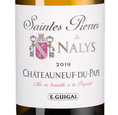 Вино Chateauneuf-du-Pape Saintes Pierres de Nalys Blanc, (135304), белое сухое, 2019 г., 0.75 л, Шатонёф-дю-Пап Сент Пьер де Налис Блан цена 12490 рублей