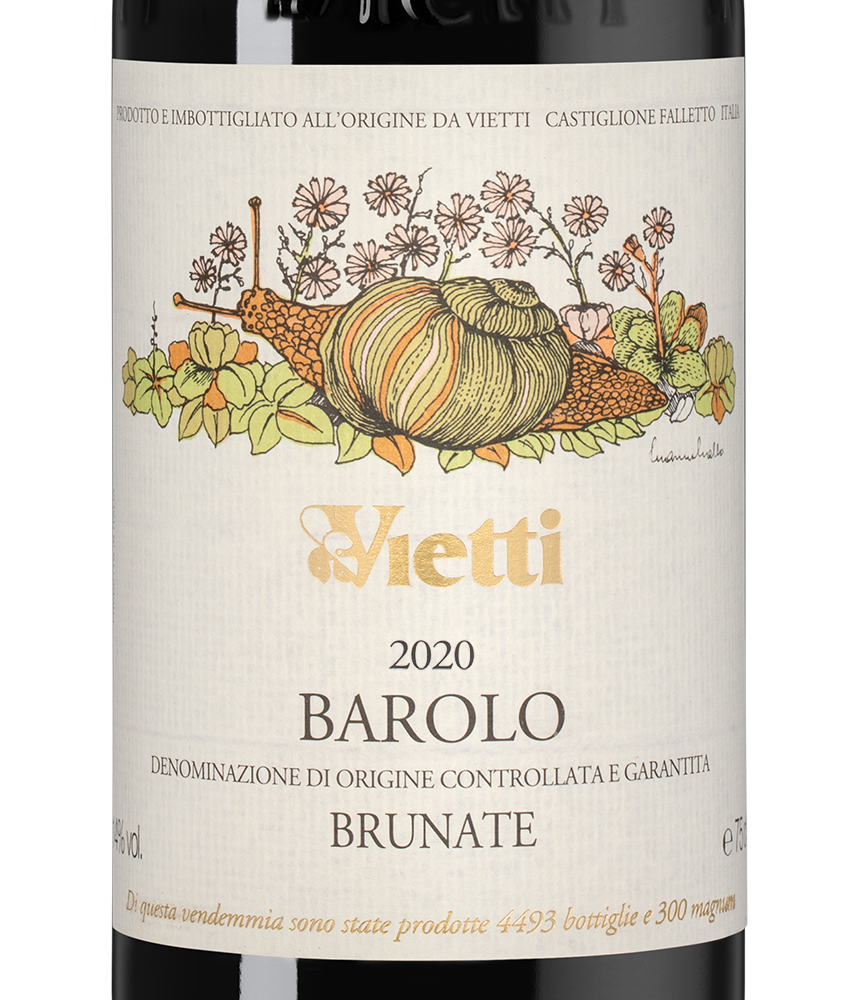 Вино Barolo Brunate, Vietti, 2020, (150975), Италия, Пьемонт, красное, сухое, 0.75 л, Бароло Брунате, цена 64990 рублей
