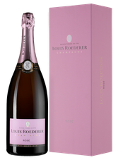 Шампанское Louis Roederer Brut Rose, (129843), gift box в подарочной упаковке, розовое брют, 2012 г., 1.5 л, Розе Брют цена 44990 рублей