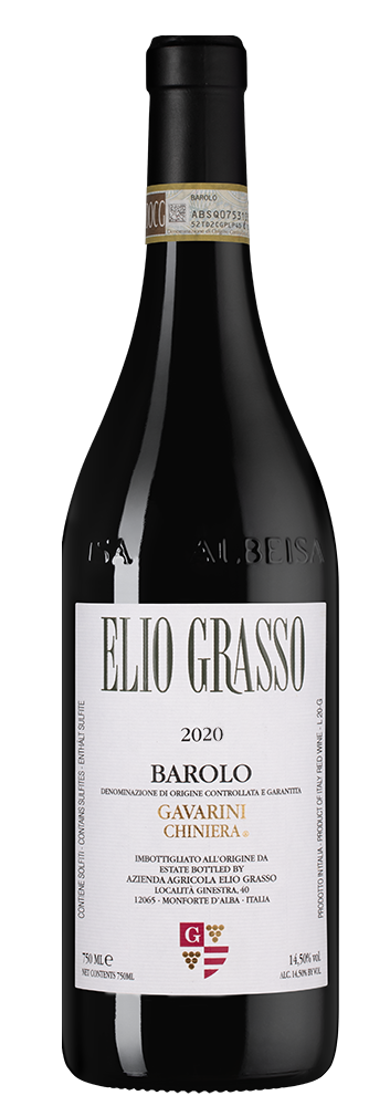 Вино Barolo Gavarini Vigna Chiniera, Elio Grasso, 2020, (151995), Италия, Пьемонт, красное, сухое, 0.75 л, Бароло Гаварини Винья Киньера, цена 31990 рублей