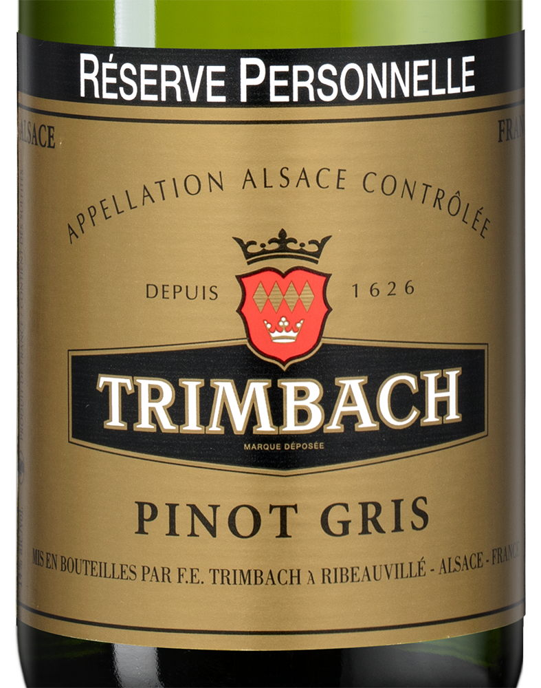 Вино Pinot Gris Reserve Personnelle, Trimbach, 2016, (133098), Франция, Эльзас, белое, полусухое, 0.75 л, Пино Гри Резерв Персонель, цена 12490 рублей