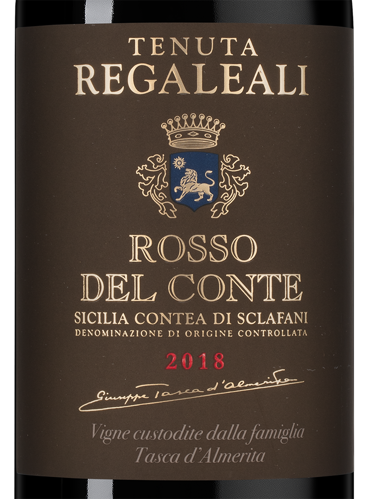 Вино Tenuta Regaleali Rosso del Conte, Tasca d'Almerita, 2018, (146913), Италия, Сицилия, красное, сухое, 0.75 л, Тенута Регалеали Россо дель Конте, цена 12990 рублей