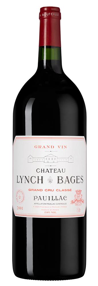 Вино Chateau Lynch-Bages (Pauillac), 2001, 1.5л, (142519), Франция, Бордо, красное, сухое, 1.5 л, Шато Линч-Баж, цена 149990 рублей