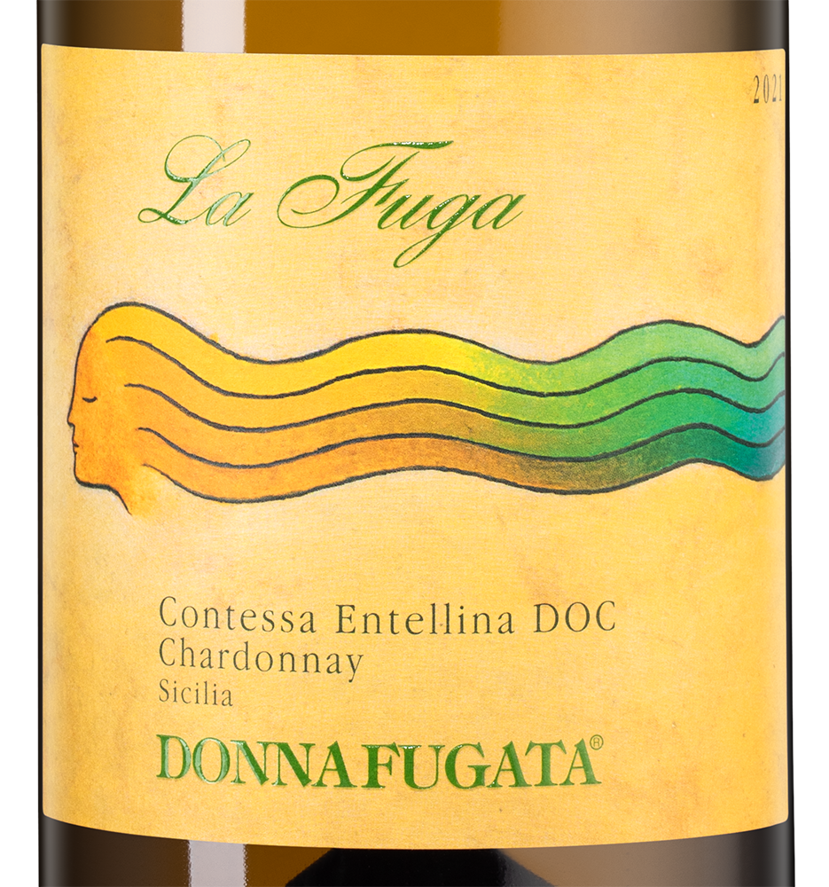 Вино La Fuga Chardonnay, Donnafugata, 2021, (136021), Италия, Сицилия, белое, сухое, 0.75 л, Ла Фуга Шардоне, цена 6290 рублей