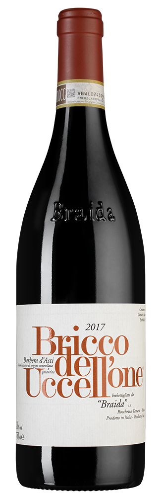 Вино Bricco dell' Uccellone, Braida, 2017, (121964), Италия, Пьемонт, красное, сухое, 0.75 л, Брикко дель Уччеллоне, цена 21490 рублей
