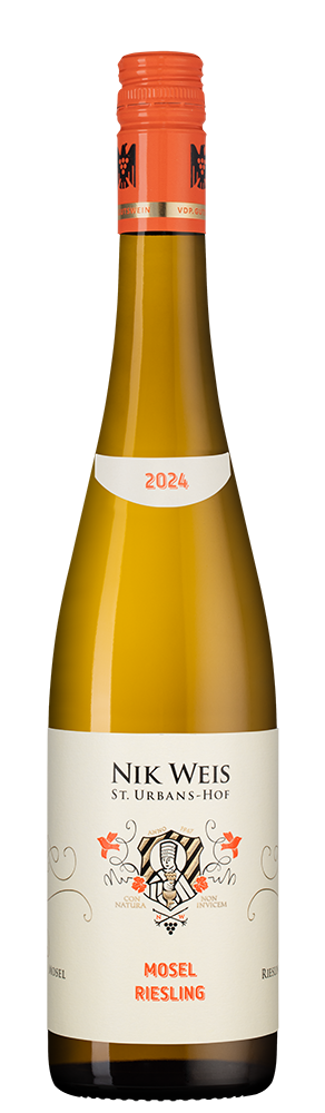 Вино Riesling, Nik Weis St. Urbans-Hof, 2024, (156224), Германия, Мозель, белое, полусухое, 0.75 л, Рислинг, цена 2993 рублей