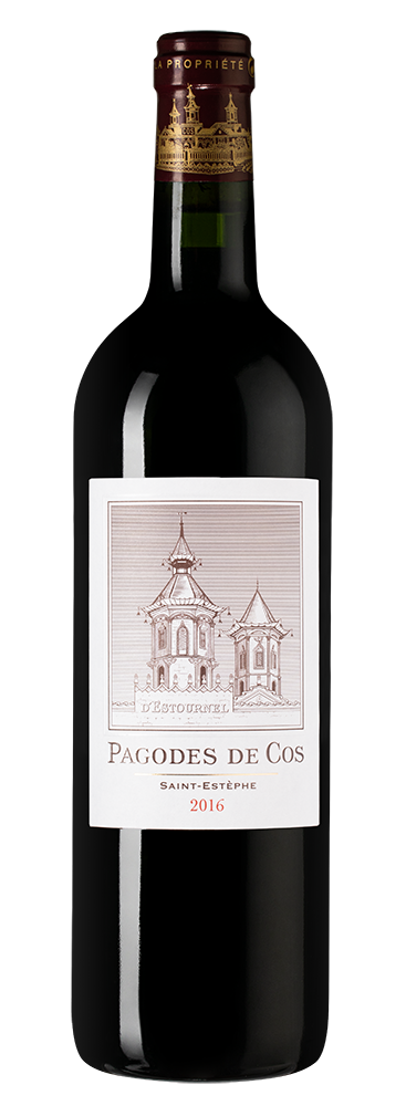 Вино Les Pagodes de Cos (Saint-Estephe), Chateau Cos d'Estournel, 2016, (143467), Франция, Бордо, красное, сухое, 0.75 л, Ле Пагод де Кос, цена 16990 рублей