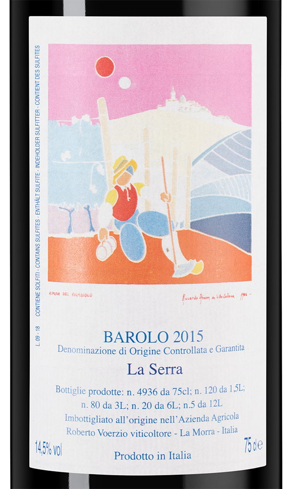 Вино Barolo La Serra, Roberto Voerzio, 2015, (137807), Италия, Пьемонт, красное, сухое, 0.75 л, Бароло Ла Серра, цена 107490 рублей
