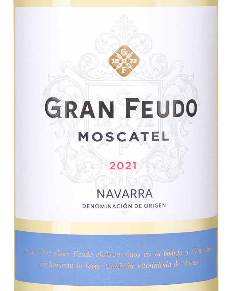 Вино Gran Feudo Moscatel, Bodegas Chivite, 2021, (140618), Испания, Наварра, белое, сухое, 0.75 л, Гран Феудо Москатель, цена 1718 рублей