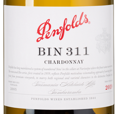 Вино Penfolds Bin 311 Chardonnay, (135265), белое сухое, 2019 г., 0.75 л, Пенфолдс Бин 311 Шардоне цена 7990 рублей