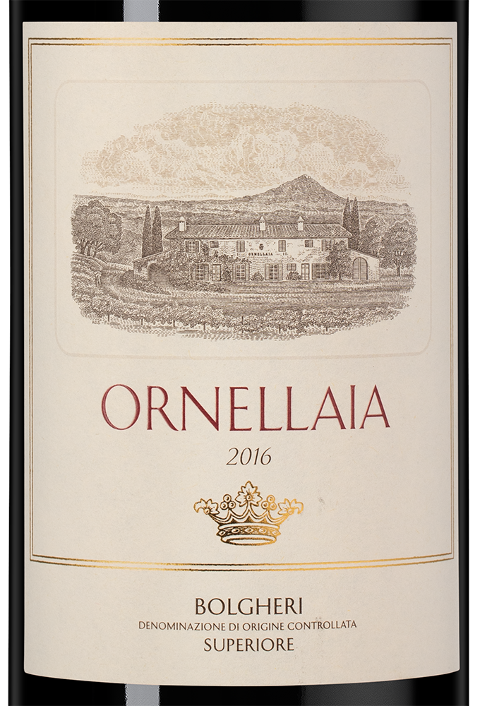 Вино Ornellaia, 2016, (138483), Италия, Тоскана, красное, сухое, 0.75 л, Орнеллайя, цена 127490 рублей