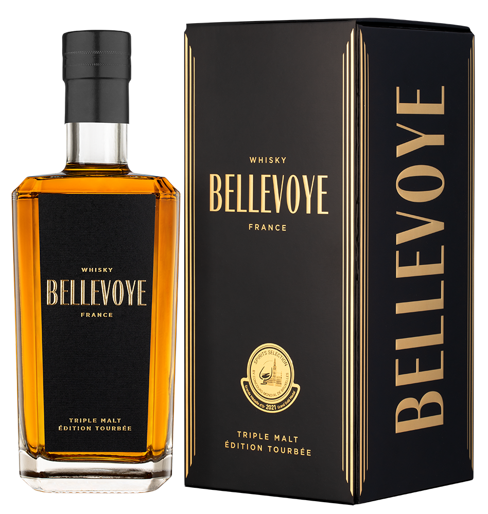Виски Bellevoye Edition Tourbee  в подарочной упаковке, (141965), Франция, 0.7 л, Бельвуа Эдисьон Турбэ, цена 14990 рублей