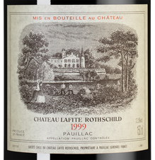 Вино Chateau Lafite Rothschild, (128516), красное сухое, 1999 г., 1.5 л, Шато Лафит Ротшильд цена 593990 рублей