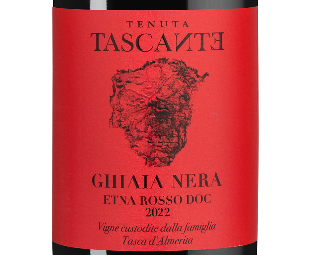 Вино Tenuta Tascante Ghiaia Nera, Tasca d'Almerita, 2022, (152787), Италия, Сицилия, красное, сухое, 0.75 л, Тенута Тасканте Гьяя Нера, цена 3703 рублей