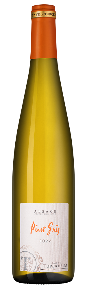 Вино Pinot Gris Tradition, Cave de Turckheim, 2022, (148586), Франция, Эльзас, белое, полусухое, 0.75 л, Пино Гри Традисьон, цена 3790 рублей