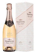 Шампанское из винограда Пино Менье Kaapse Vonkel Brut Rose в подарочной упаковке