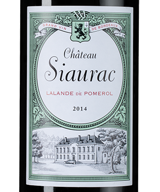 Вино Chateau Siaurac (Lalande-de-Pomerol), Chаteau Siaurac, 2014, (136821), Франция, Бордо, красное, сухое, 0.75 л, Шато Сьёрак, цена 6743 рублей