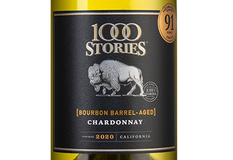 Вино 1000 Stories Chardonnay, (130336), белое полусухое, 2020 г., 0.75 л, 1000 Сториз Шардоне цена 3490 рублей