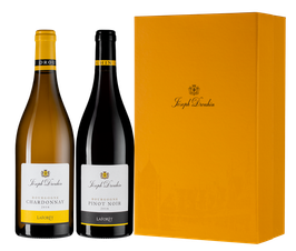Вино Набор Laforet Chardonnay & Pinot Noir, (114030), gift box в подарочной упаковке, 0.75 л, Набор вин Жозеф Друэн: Лафоре Бургонь Шардоне,Пино Нуар цена 13990 рублей