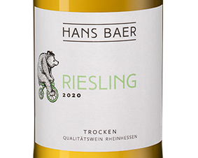 Вино Hans Baer Riesling, (129713), белое полусухое, 2020 г., 0.75 л, Ханс Баер Рислинг цена 1190 рублей