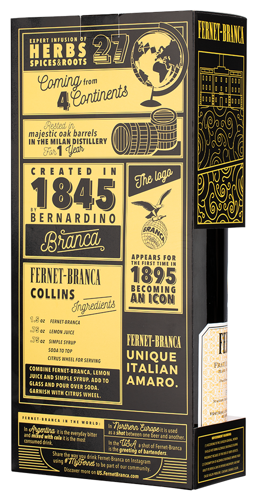 Биттер Fernet-Branca в подарочной упаковке со стаканом, (156177), Италия, Ломбардия, 0.7 л, Фернет-Бранка, цена 3490 рублей