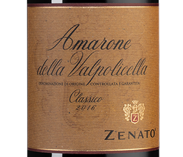 Вино Amarone della Valpolicella Classico, (132010), красное полусухое, 2016 г., 0.75 л, Амароне делла Вальполичелла Классико цена 11490 рублей