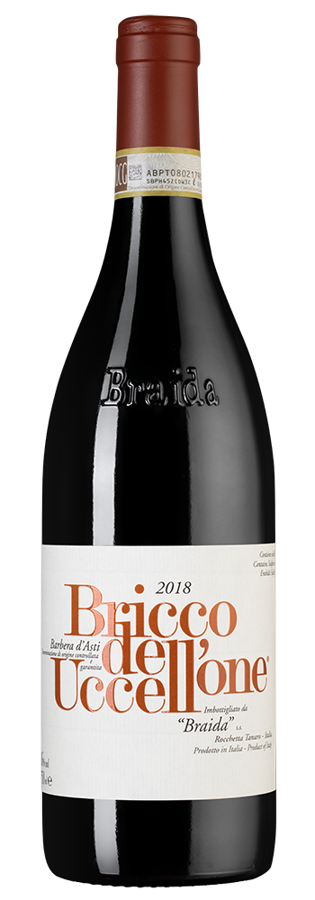 Вино Bricco dell' Uccellone, Braida, 2018, (132280), Италия, Пьемонт, красное, сухое, 0.75 л, Брикко дель Уччеллоне, цена 21490 рублей