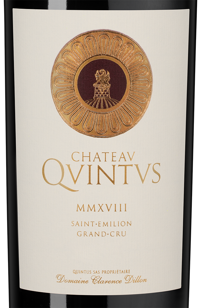 Вино Chateau Quintus (Saint-Emilion Grand Cru), 2019, (125551), Франция, Бордо, красное, сухое, 0.75 л, Шато Кинтюс, цена 39990 рублей