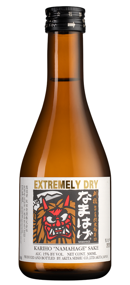 Саке Kariho Junmaishu Namahage, 0.3л, (121824), Япония, Акита, 0.3 л, Карихо Дзюнмайсю Намахагэ, цена 2490 рублей