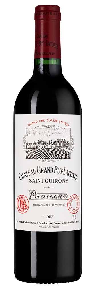 Вино Chateau Grand-Puy-Lacoste, 1986, (158203), Франция, Бордо, красное, сухое, 0.75 л, Шато Гран-Пюи-Лакост, цена 79990 рублей