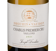 Вино с цитрусовым вкусом Chablis Premier Cru Vaillons