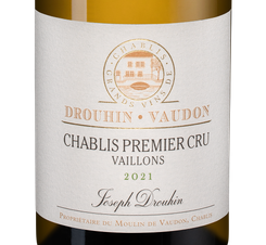 Вино Chablis Premier Cru Vaillons, (139493), белое сухое, 2021 г., 0.75 л, Шабли Премье Крю Вайон цена 12990 рублей