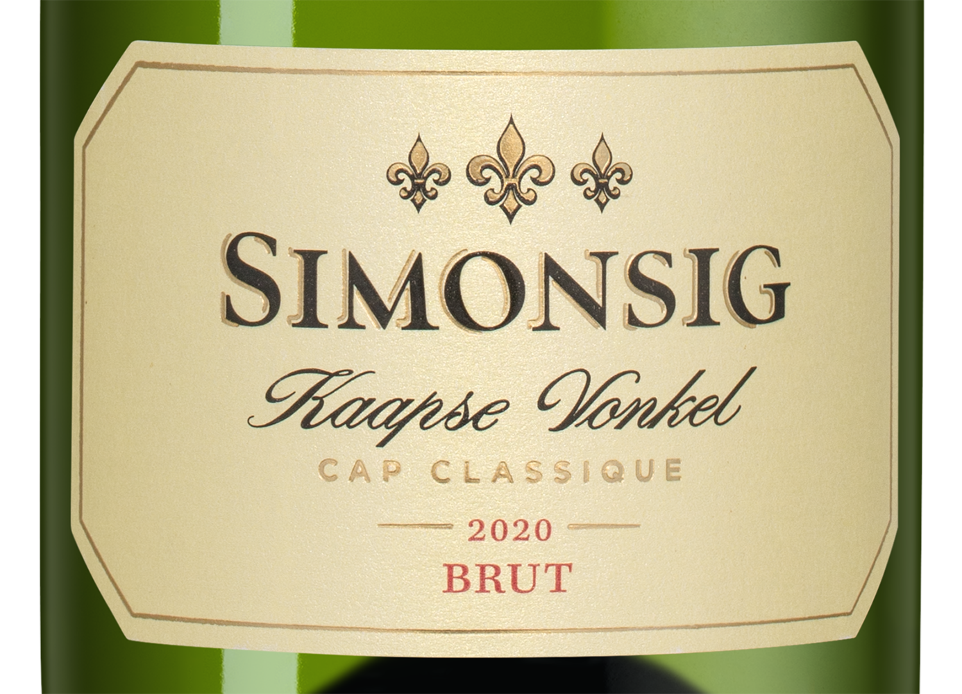 Игристое вино Kaapse Vonkel Brut, Simonsig, 2020, (141083), Южная Африка, Вестерн Кейп, белое, брют, 0.75 л, Каапс Вонкель Брют, цена 3490 рублей