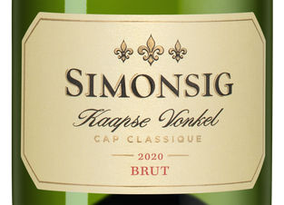 Игристое вино Kaapse Vonkel Brut, (141083), белое брют, 2020 г., 0.75 л, Каапс Вонкель Брют цена 2990 рублей