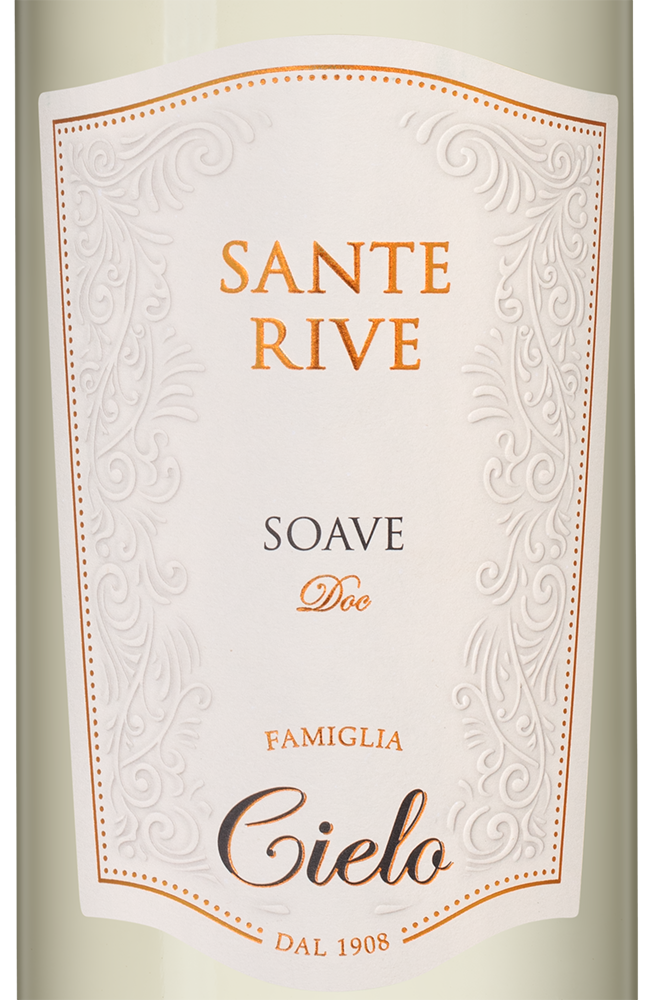 Вино Sante Rive Soave, Cielo, 2024, (158242), Италия, Венето, белое, сухое, 0.75 л, Санте Риве Соаве, цена 1890 рублей