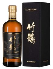Виски Taketsuru Pure Malt в подарочной упаковке, (143241), gift box в подарочной упаковке, Солодовый 10 лет, Япония, 0.7 л, Никка Такецуру Пьюр Молт цена 19990 рублей