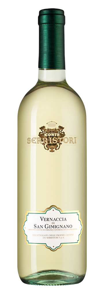 Вино Vernaccia di San Gimignano, Conti Serristori, 2023, (150168), Италия, Тоскана, белое, сухое, 0.75 л, Верначча ди Сан Джиминьяно, цена 2090 рублей