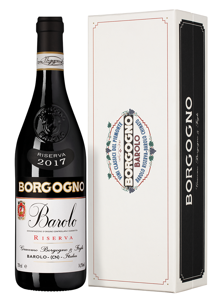 Вино Barolo Riserva в подарочной упаковке, Borgogno, 2017, (151313), Италия, Пьемонт, красное, сухое, 0.75 л, Бароло Ризерва, цена 62490 рублей