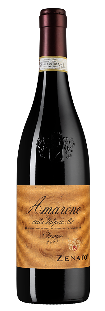 Вино Amarone della Valpolicella Classico, Zenato, 2017, (133595), Италия, Венето, красное, полусухое, 0.75 л, Амароне делла Вальполичелла Классико, цена 10493 рублей