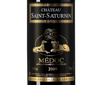 Красное вино Медок Chateau Saint-Saturnin