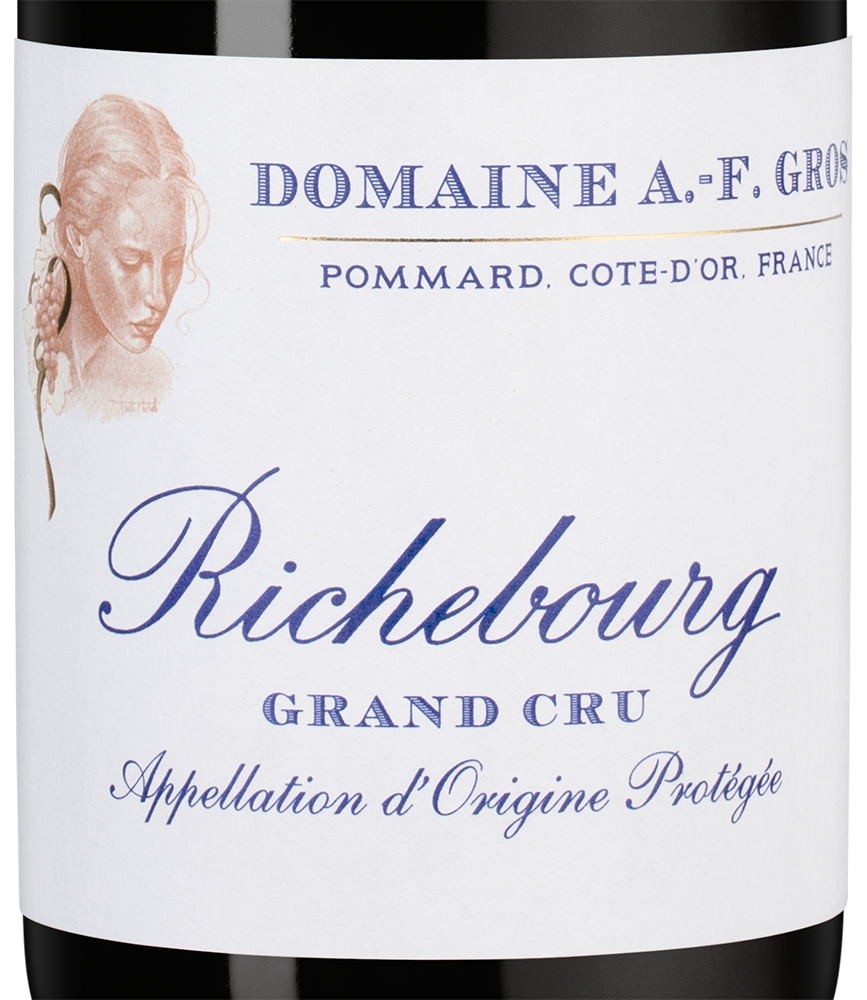 Вино Richebourg Grand Cru, Domaine Anne-Francoise Gros, 2019, (154055), Франция, Бургундия, красное, сухое, 0.75 л, Ришбур Гран Крю, цена 279990 рублей